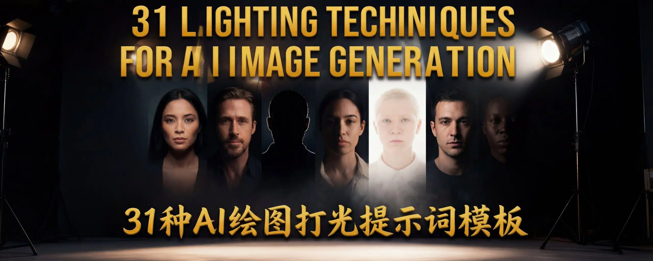 31种打光提示词模板送给你,AI绘图直接套