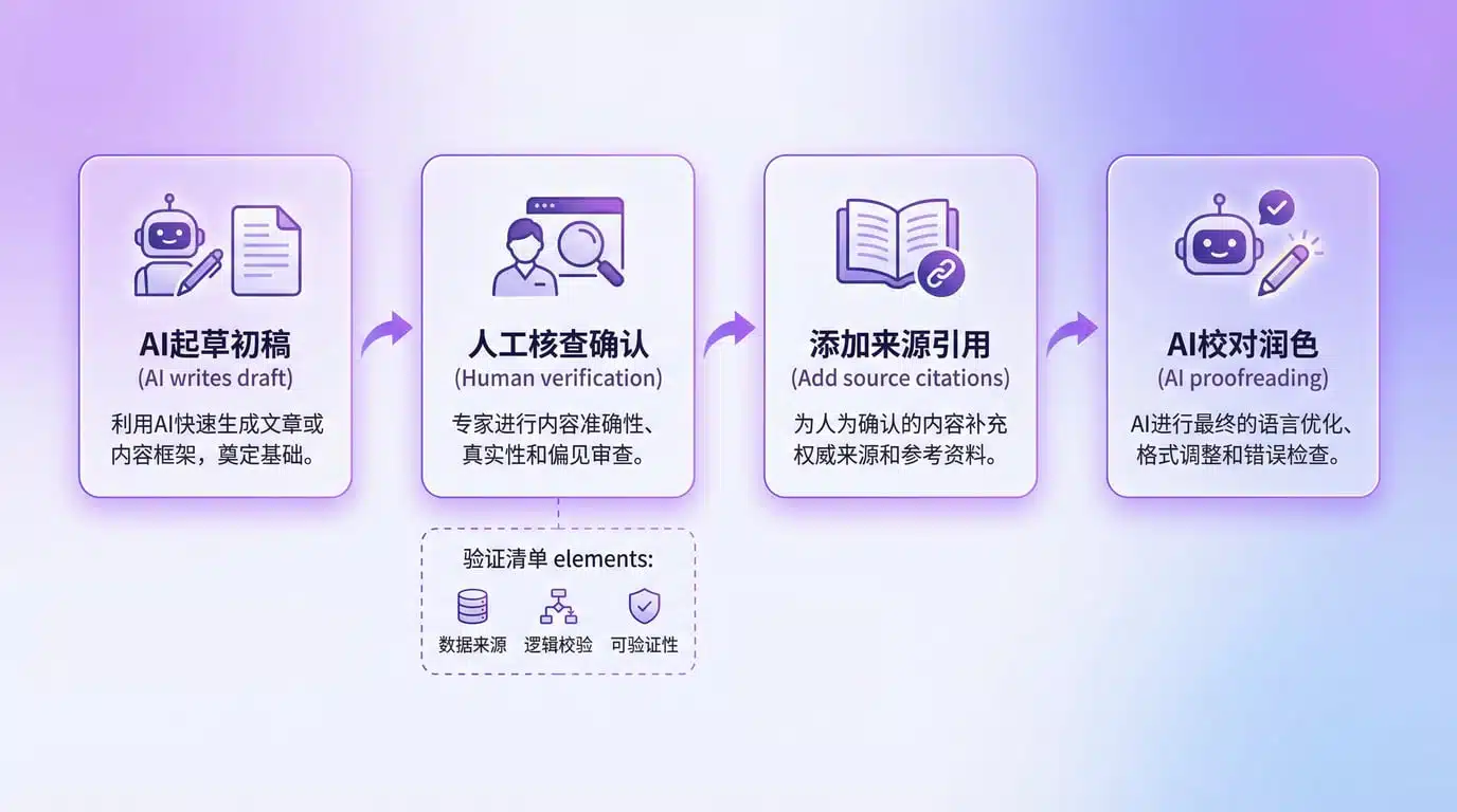 知识科普写作验证流程图